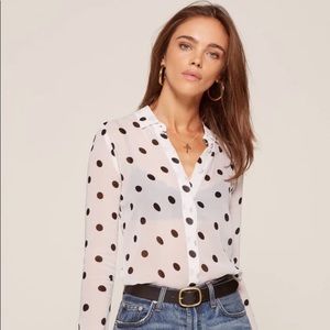 Reformation blouse / new with tags
